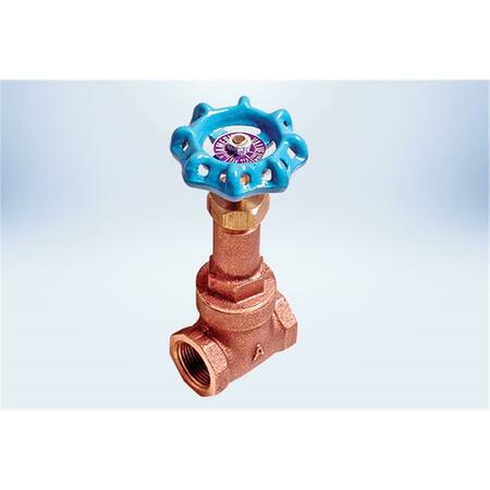 AMERICAN VALVE 4FG 1 1-2 1.5 in. Lead Free Gate Valve - International Polymer Solutions Rising 4FG 1 1/2&quot;